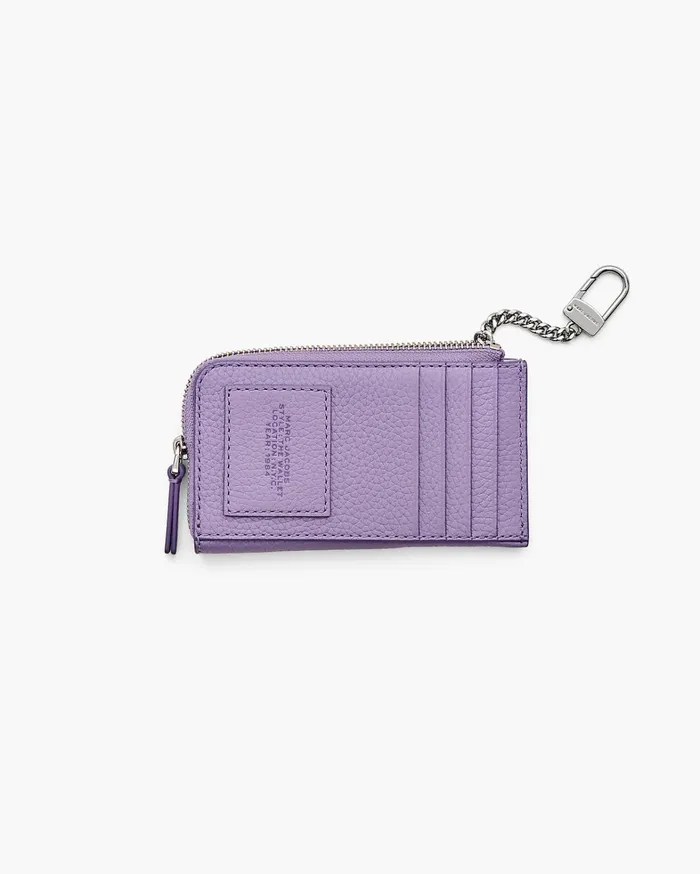 Marc Jacobs Small Wallets Women The Leather Top Zip Multi Wallet Lilac