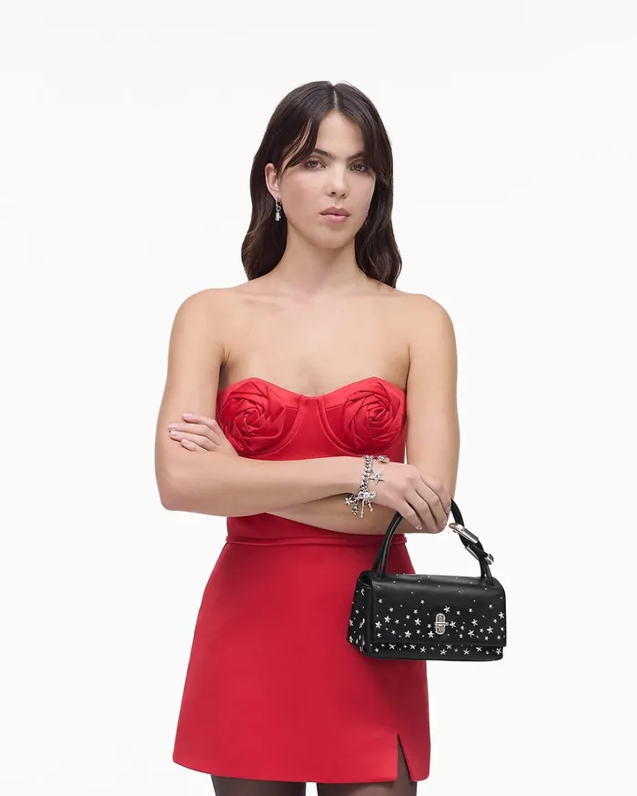 Marc Jacobs The Dual Bag Women The StarStudded Leather Mini Dual Bag Black
