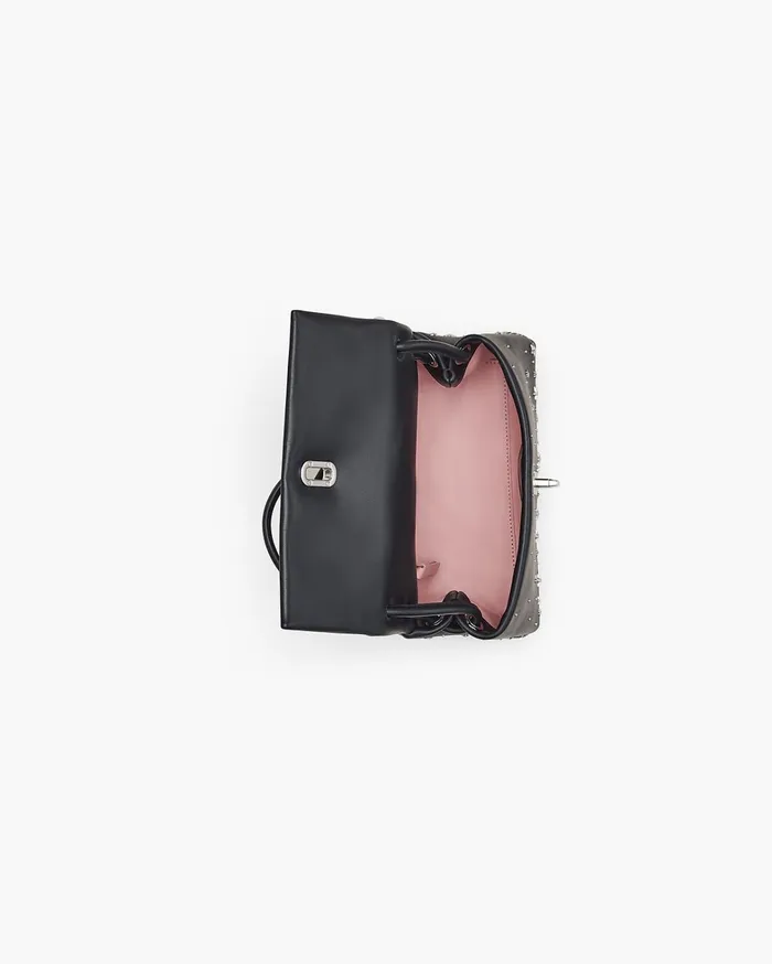 Marc Jacobs The Dual Bag Women The StarStudded Leather Mini Dual Bag Black