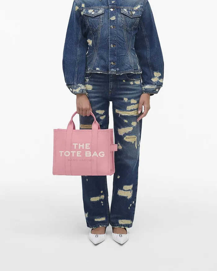 Marc Jacobs The Tote Bag Women The Canvas Medium Tote Bag Ribbon Pink