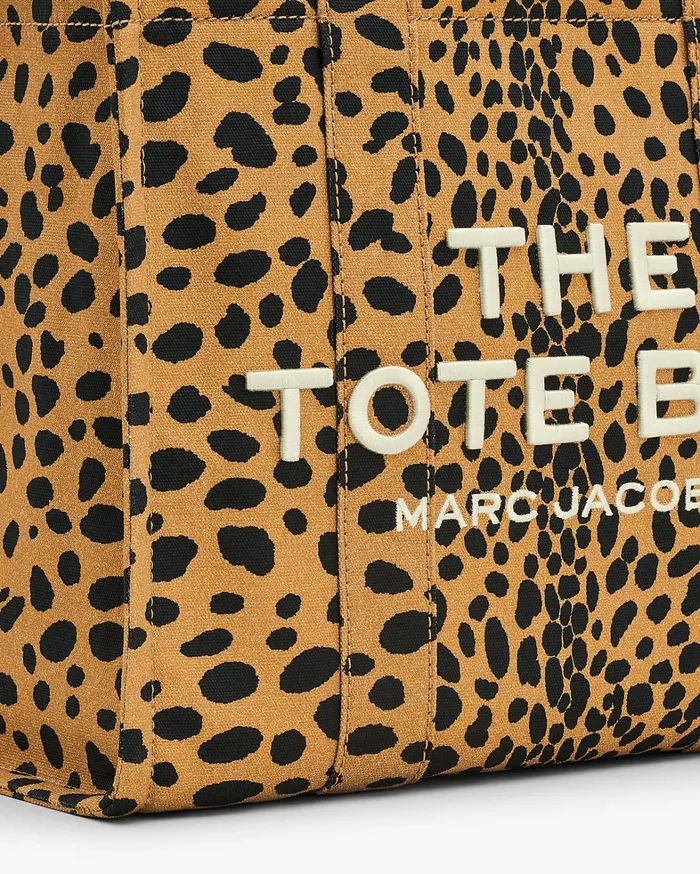 Marc Jacobs The Tote Bag Women The Cheetah Canvas Large Tote Bag Black Multi