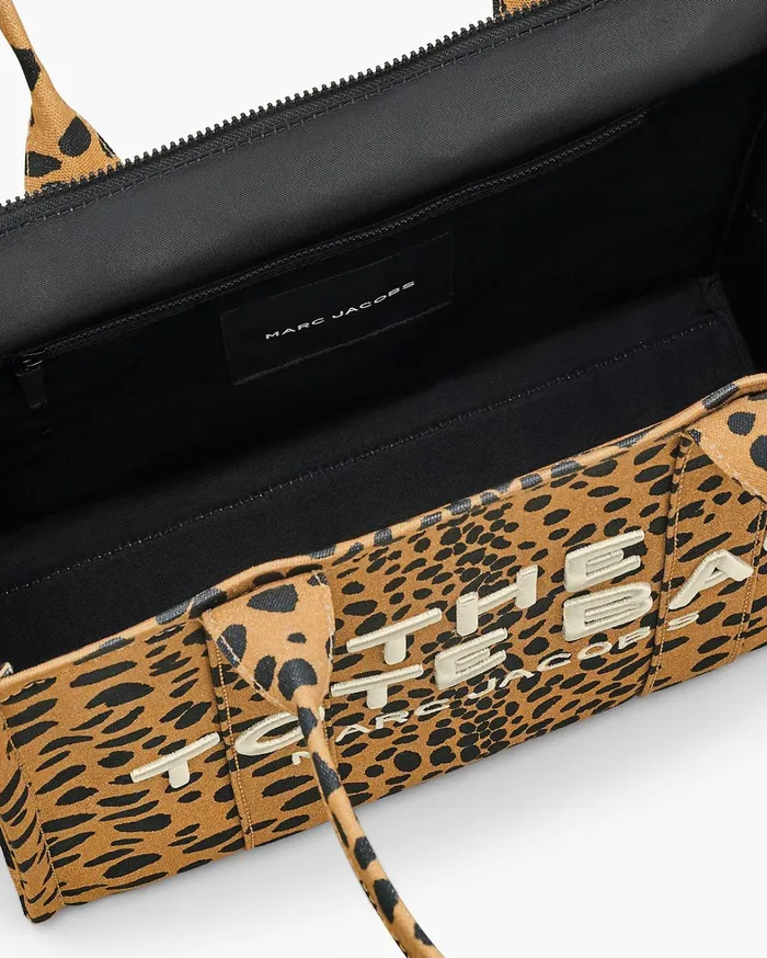 Marc Jacobs The Tote Bag Women The Cheetah Canvas Large Tote Bag Black Multi
