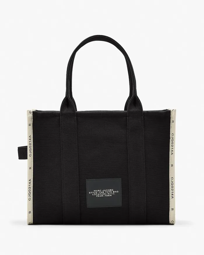 Marc Jacobs The Tote Bag Women The Jacquard Large Tote Bag Black