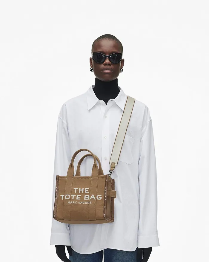 Marc Jacobs The Tote Bag Women The Jacquard Small Tote Bag Camel
