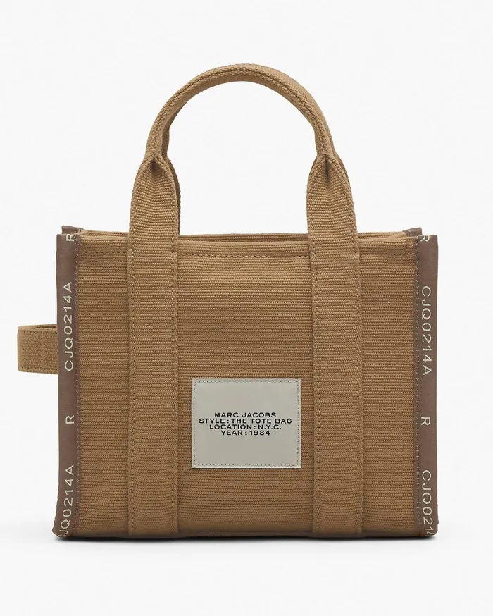 Marc Jacobs The Tote Bag Women The Jacquard Small Tote Bag Camel