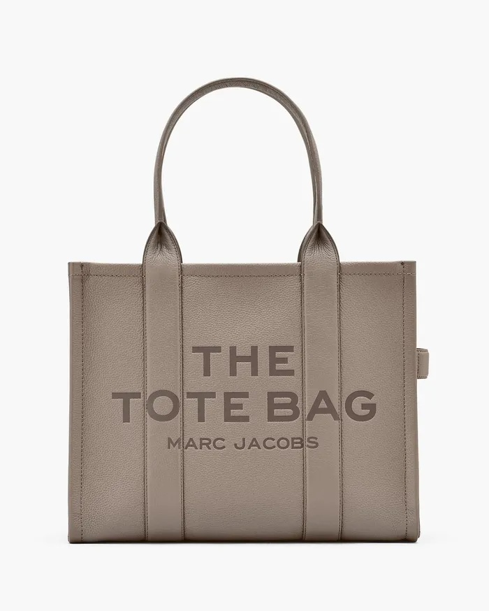 Marc Jacobs The Tote Bag Women The Leather Large Tote Bag Cement