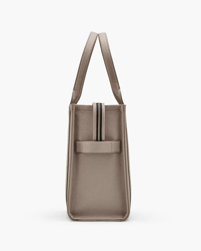 Marc Jacobs The Tote Bag Women The Leather Large Tote Bag Cement