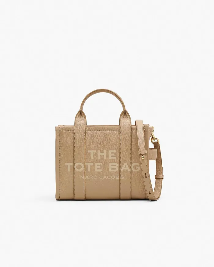 Marc Jacobs The Tote Bag Women The Leather Small Tote Bag Camel