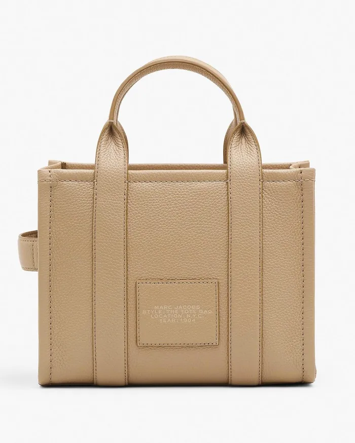 Marc Jacobs The Tote Bag Women The Leather Small Tote Bag Camel