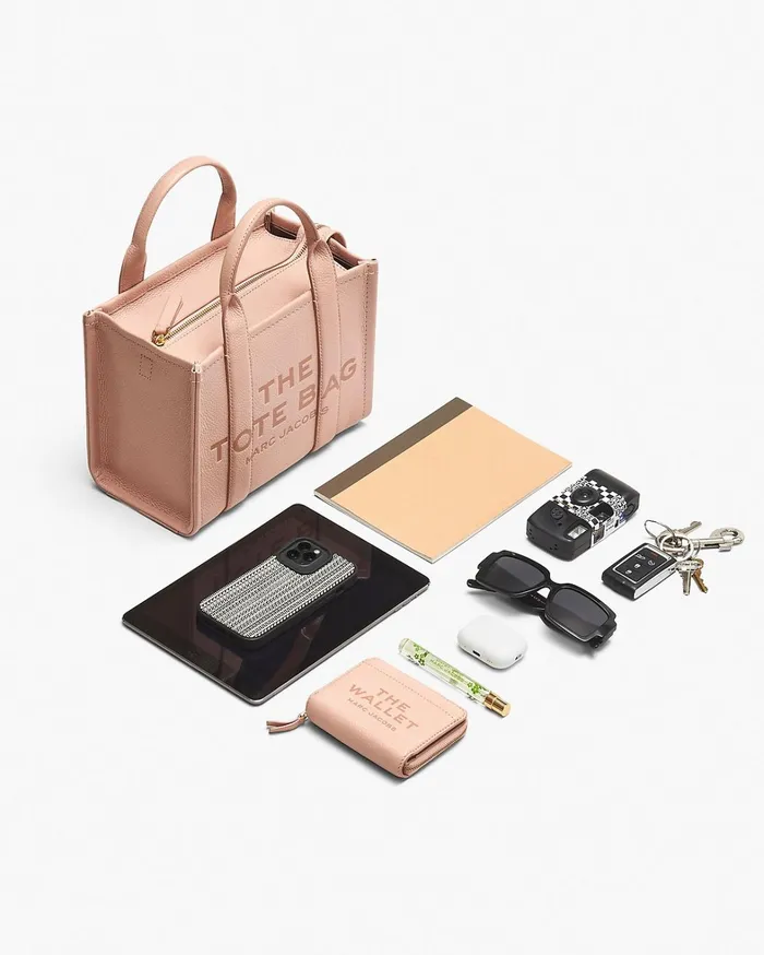 Marc Jacobs The Tote Bag Women The Leather Small Tote Bag Camel