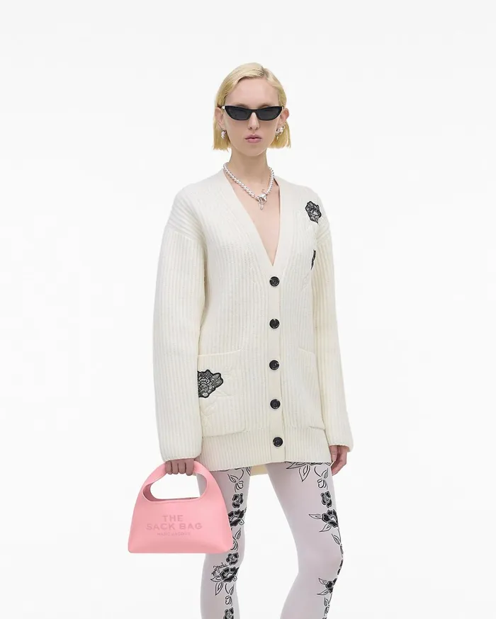 Marc Jacobs Top Handle Bags Women The Mini Sack Bag Ribbon Pink