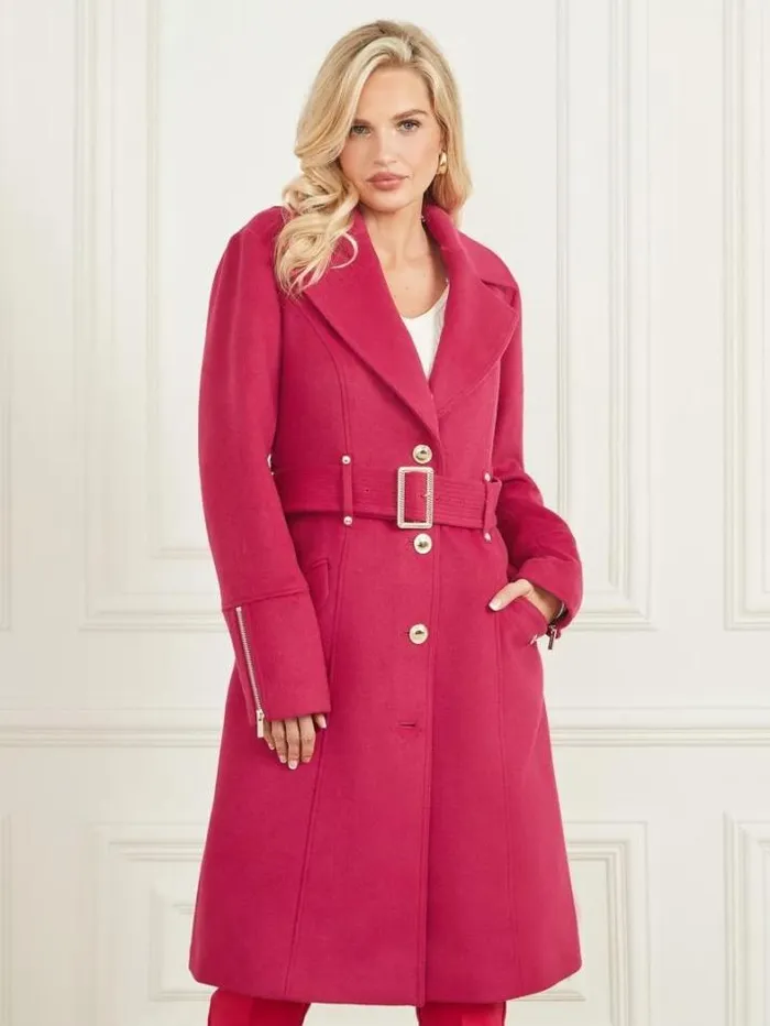 Marciano Alice WoolBlend Coat Viva Pink Women Jackets Marciano Alice WoolBlend Coat Viva Pink Women Jackets