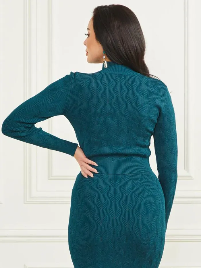 Marciano Arlet Sweater Blue Opal Women Tops And Sweaters Marciano Arlet Sweater Blue Opal Women Tops And Sweaters