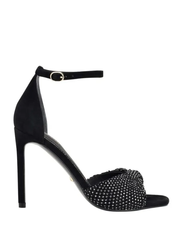 Marciano Balie Rhinestone Sandal Black1 Women Shoes