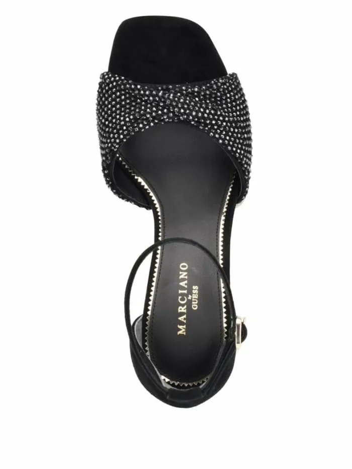 Marciano Balie Rhinestone Sandal Black1 Women Shoes