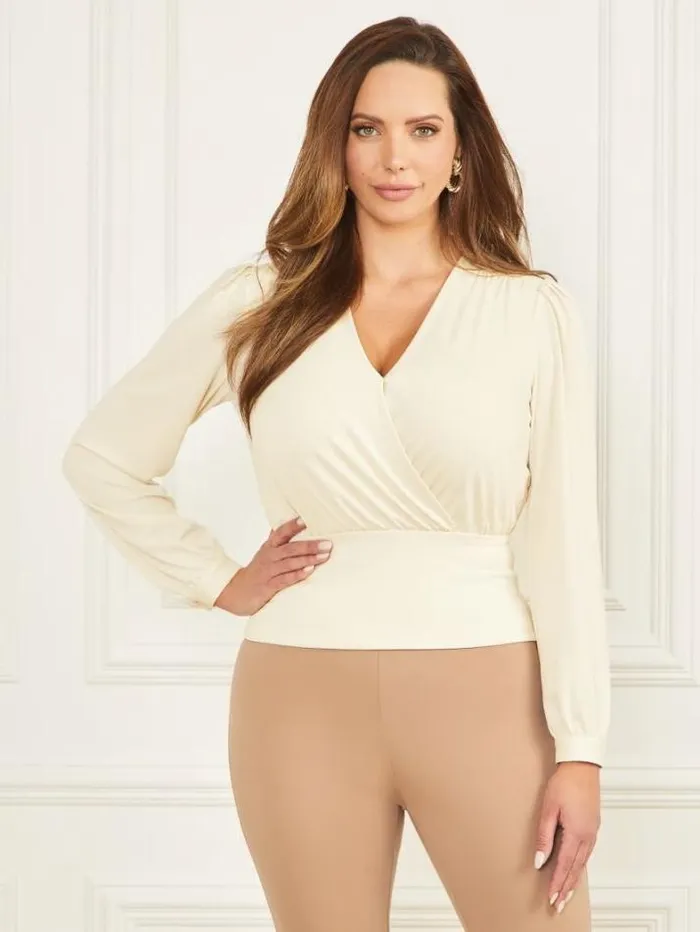 Marciano Celeste LongSleeve Top Sandy Shore Women Tops And Sweaters