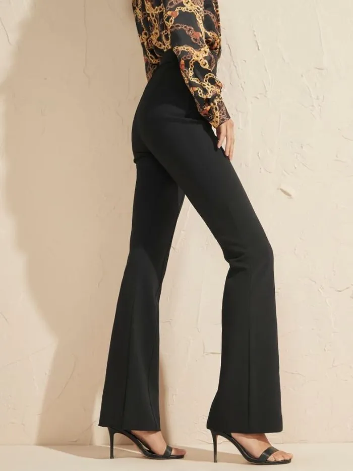 Marciano Chloe Flared Pant Black Women Bottoms Marciano Chloe Flared Pant Black Women Bottoms