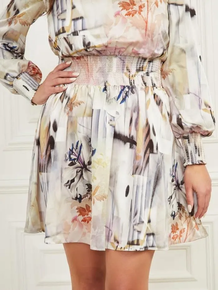Marciano Clelia Dress Spring Breeze Print Women Dresses Marciano Clelia Dress Spring Breeze Print Women Dresses