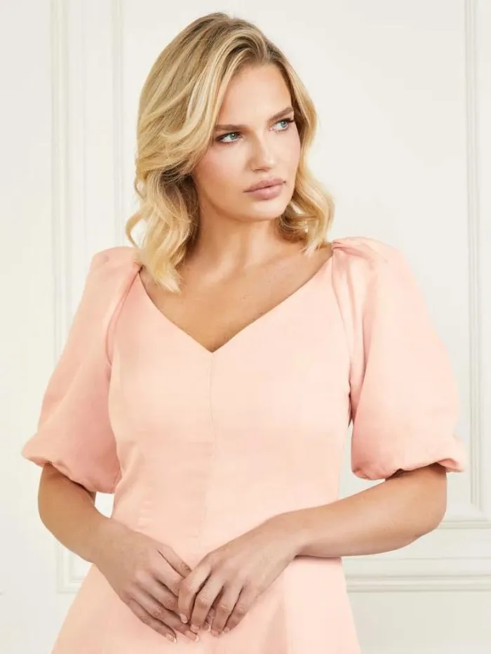 Marciano Eco Calla Dress Hacienda Rose Women Dresses Marciano Eco Calla Dress Hacienda Rose Women Dresses