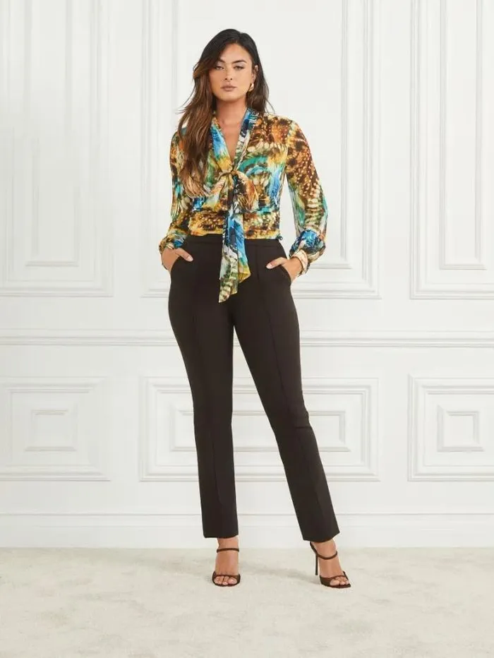 Marciano Tamara Printed Blouse Eutopia Print Women Tops And Sweaters