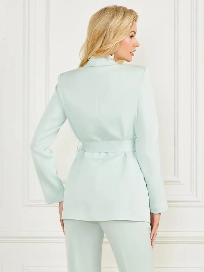 Marciano Valia Satin Blazer Peaceful Sky Women Jackets Marciano Valia Satin Blazer Peaceful Sky Women Jackets