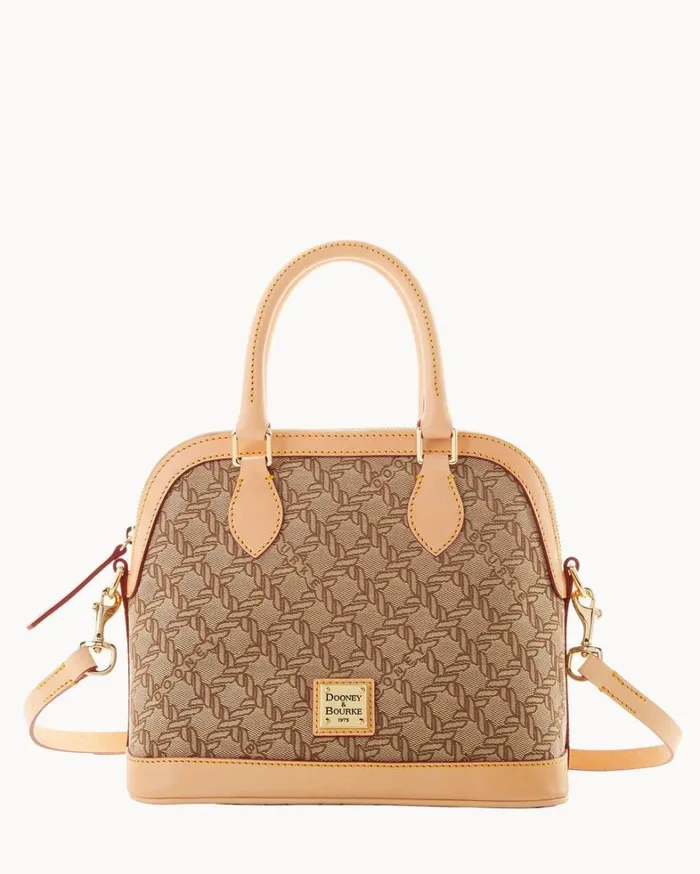 Maritime Satchel Brown Women Dooney and Bourke Satchels