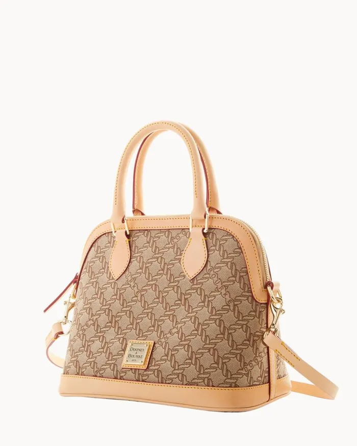 Maritime Satchel Brown Women Dooney and Bourke Satchels