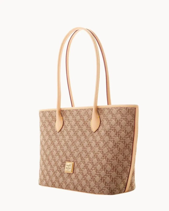 Maritime Tote Brown Women Dooney and Bourke Totes Maritime Tote Brown Women Dooney and Bourke Totes