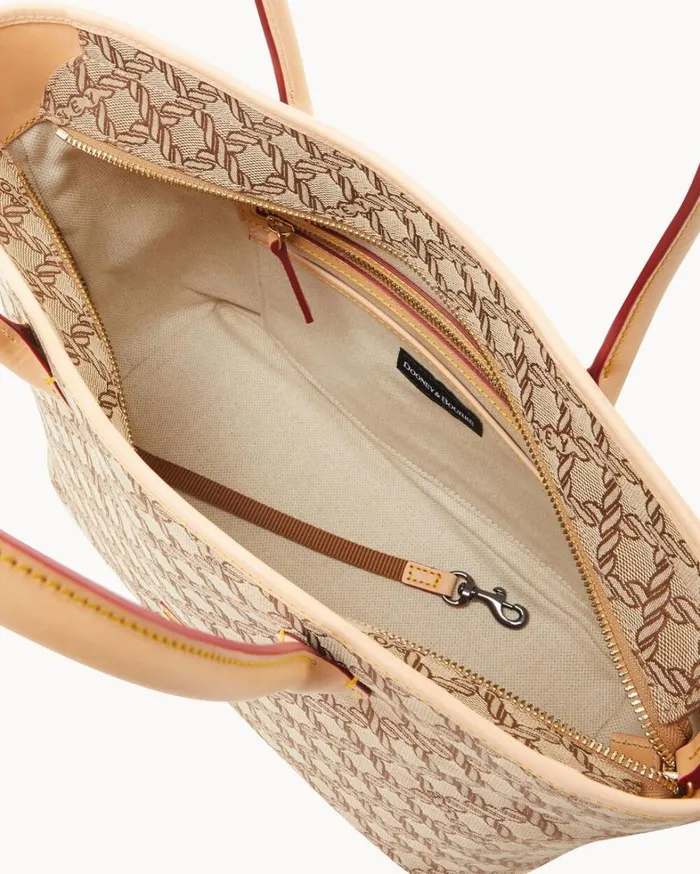 Maritime Tote Brown Women Dooney and Bourke Totes Maritime Tote Brown Women Dooney and Bourke Totes