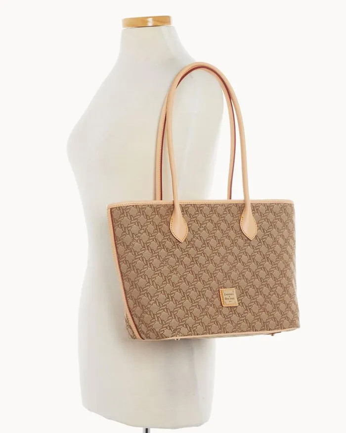 Maritime Tote Brown Women Dooney and Bourke Totes Maritime Tote Brown Women Dooney and Bourke Totes
