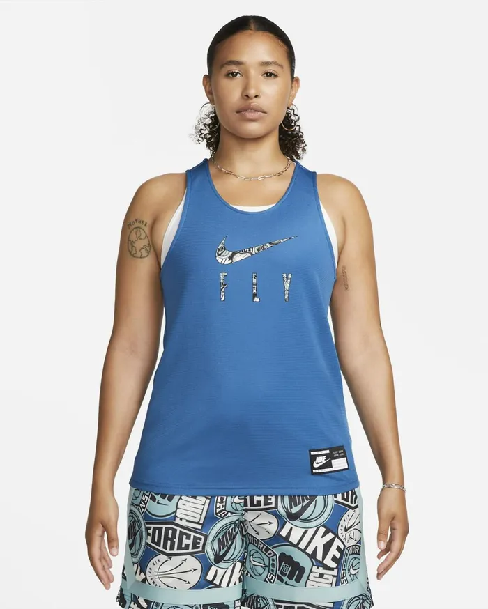 Matching Sets Women Nike DriFIT Industrial Blue