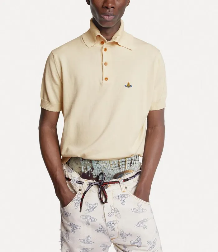 Men Alex Polo Offwhite Vivienne Westwood TShirts And Polos Men Alex Polo Offwhite Vivienne Westwood TShirts And Polos