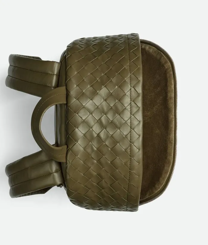 Men Bottega Veneta Backpack Intrecciato Backpack Mud