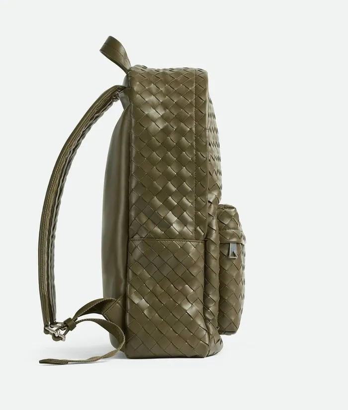 Men Bottega Veneta Backpack Intrecciato Backpack Mud