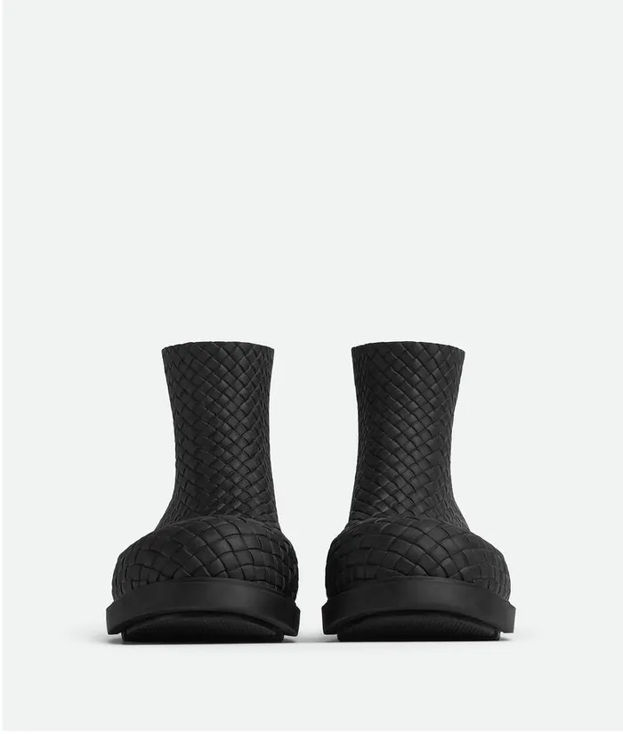 Men Bottega Veneta Boots Fireman Ankle Boot Black
