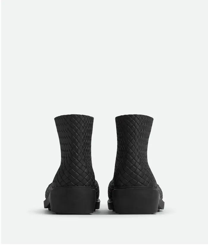 Men Bottega Veneta Boots Fireman Ankle Boot Black