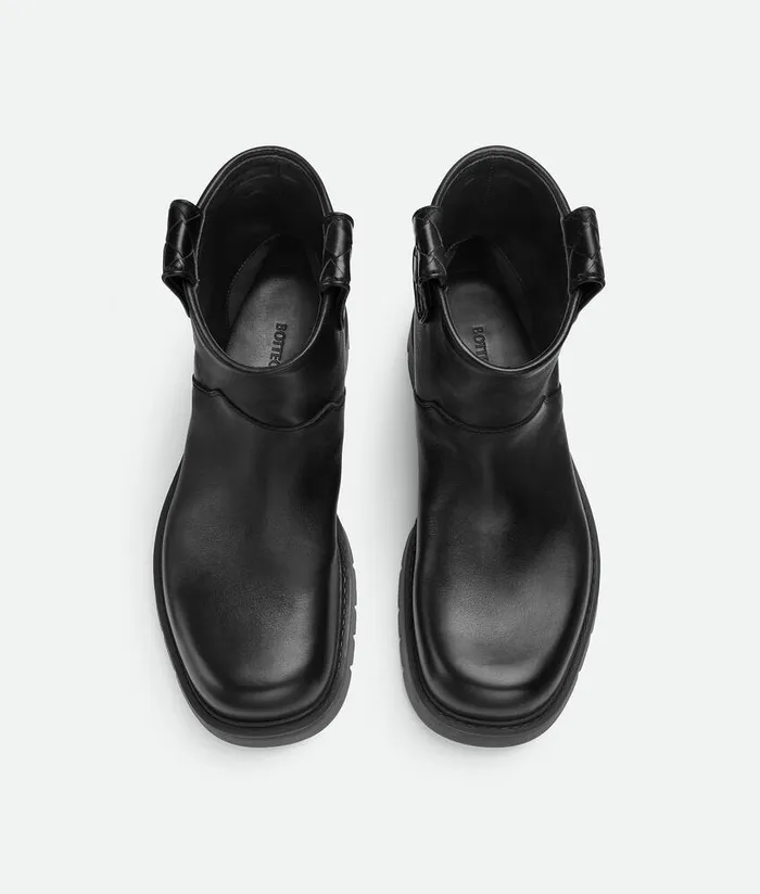 Men Bottega Veneta Boots Haddock Ankle Boot Black