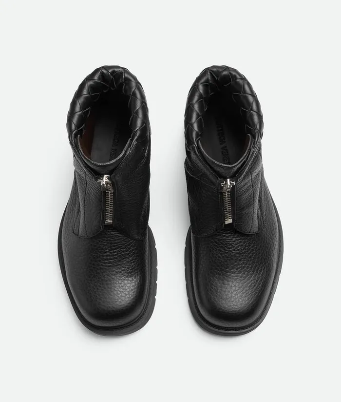 Men Bottega Veneta Boots Haddock Ankle Boot Black