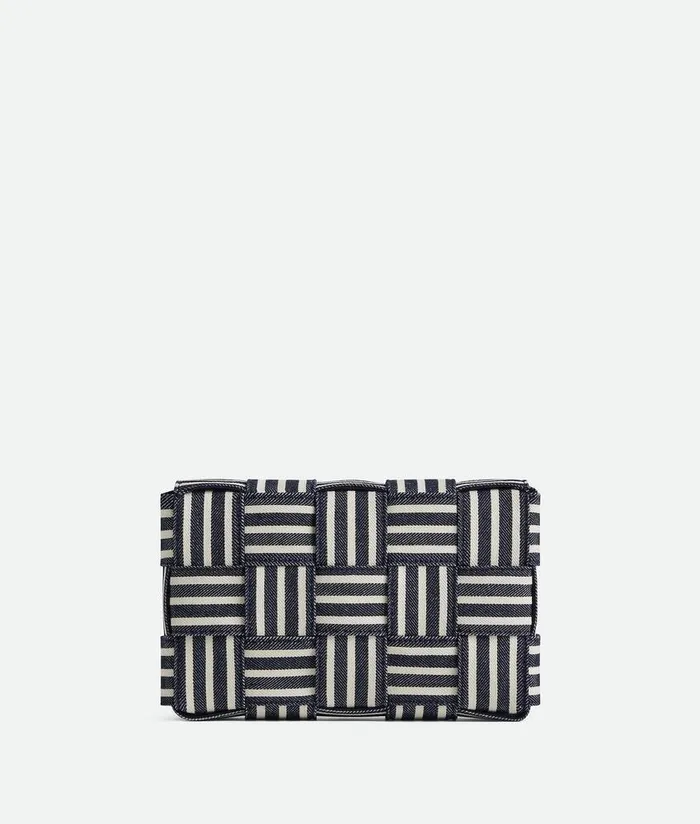Men Bottega Veneta Crossbody Cassette Navywhiteblack