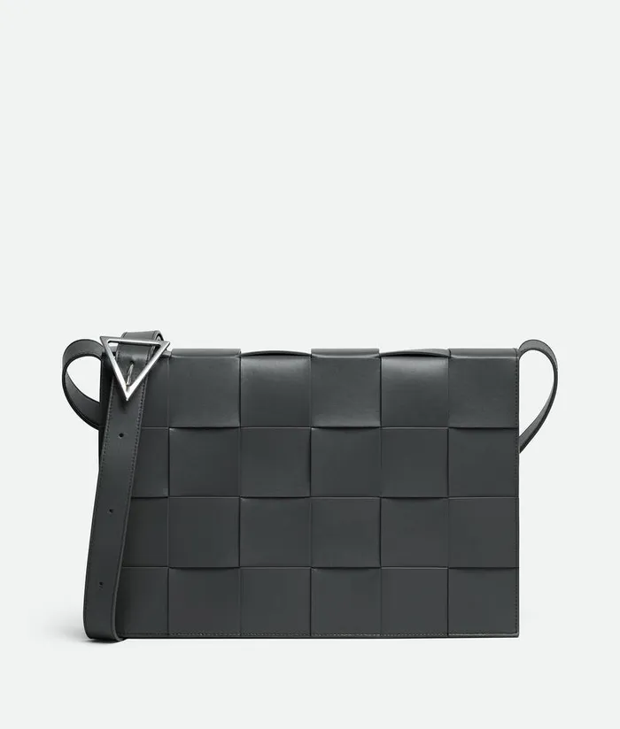 Men Bottega Veneta Crossbody Maxi Cassette Ardoise