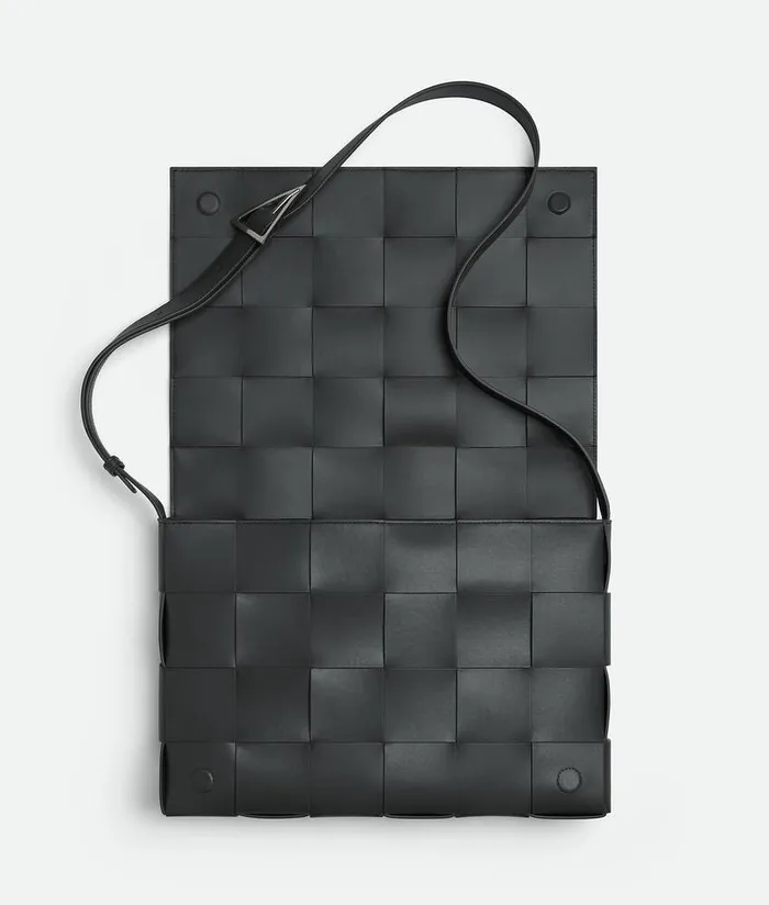 Men Bottega Veneta Crossbody Maxi Cassette Ardoise