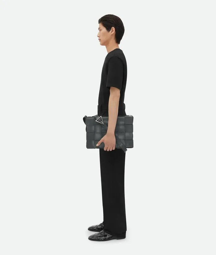 Men Bottega Veneta Crossbody Maxi Cassette Ardoise