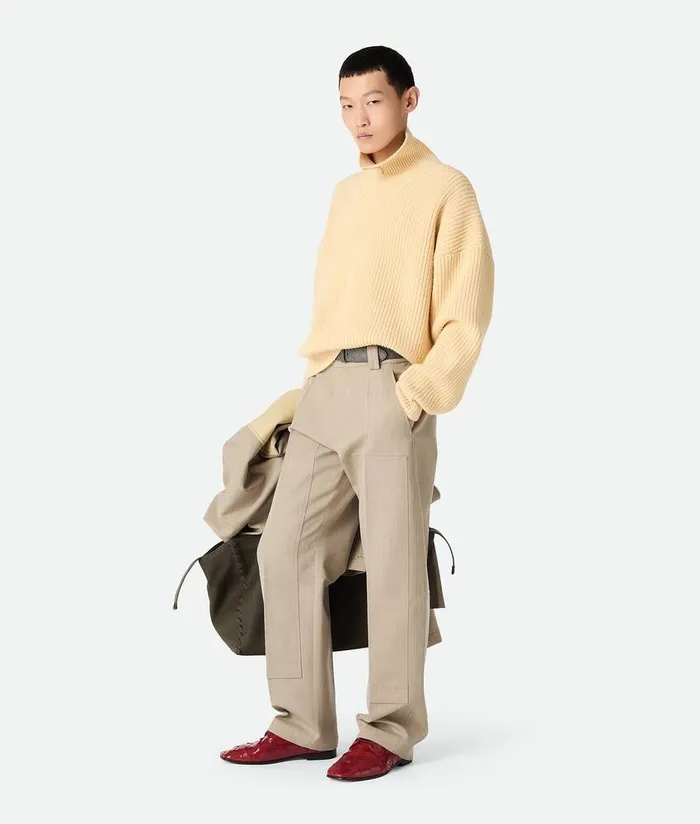 Men Bottega Veneta Knitwear Wool And Cashmere Jumper Shell