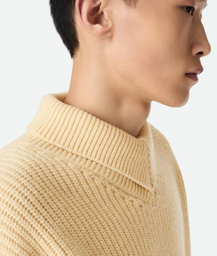 Men Bottega Veneta Knitwear Wool And Cashmere Jumper Shell