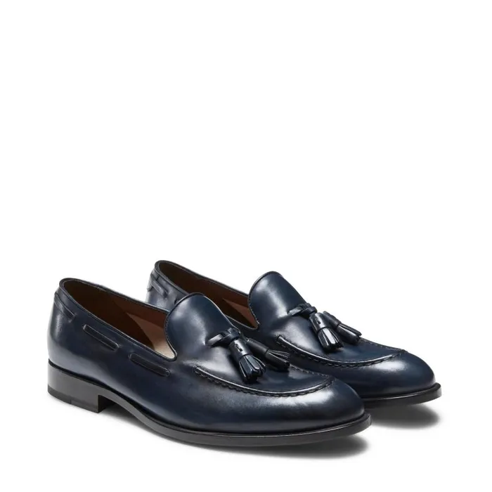 Men Brera Loafer Navy Blue Fratelli Rossetti Loafers