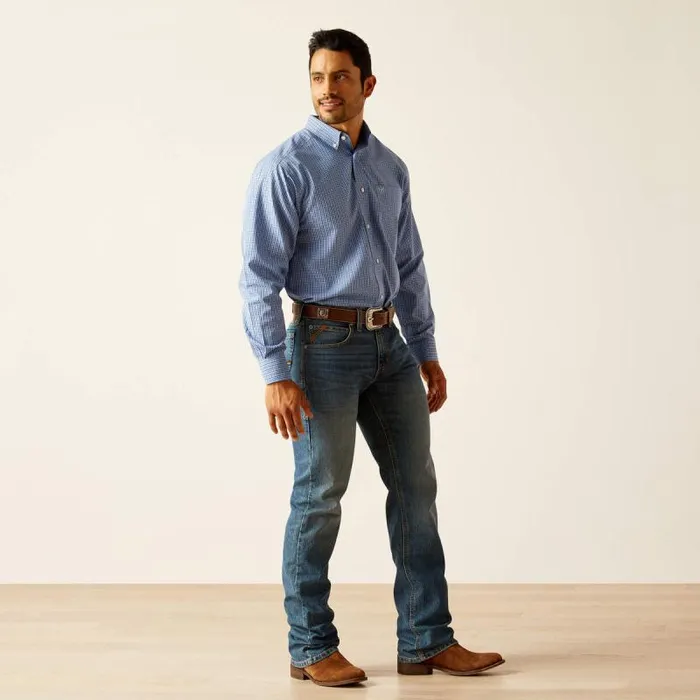 Men Button Down Shirts Ariat Wrinkle Free Rowan Classic Fit Shirt Regatta Men Button Down Shirts Ariat Wrinkle Free Rowan Classic Fit Shirt Regatta