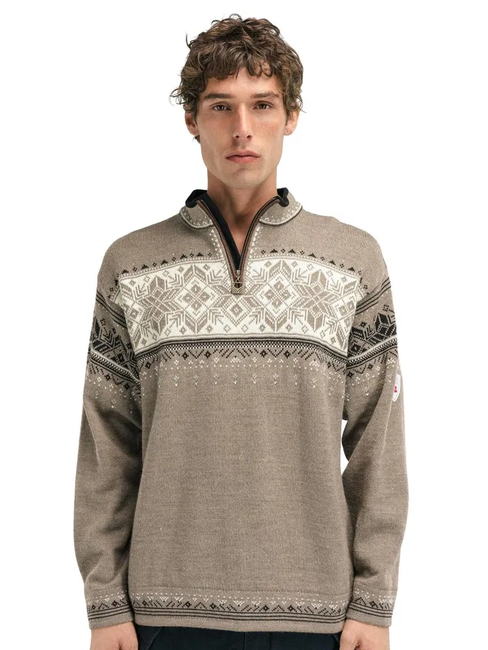 Men Dale Of Norway Halfzip Blyfjell Knit Sweater