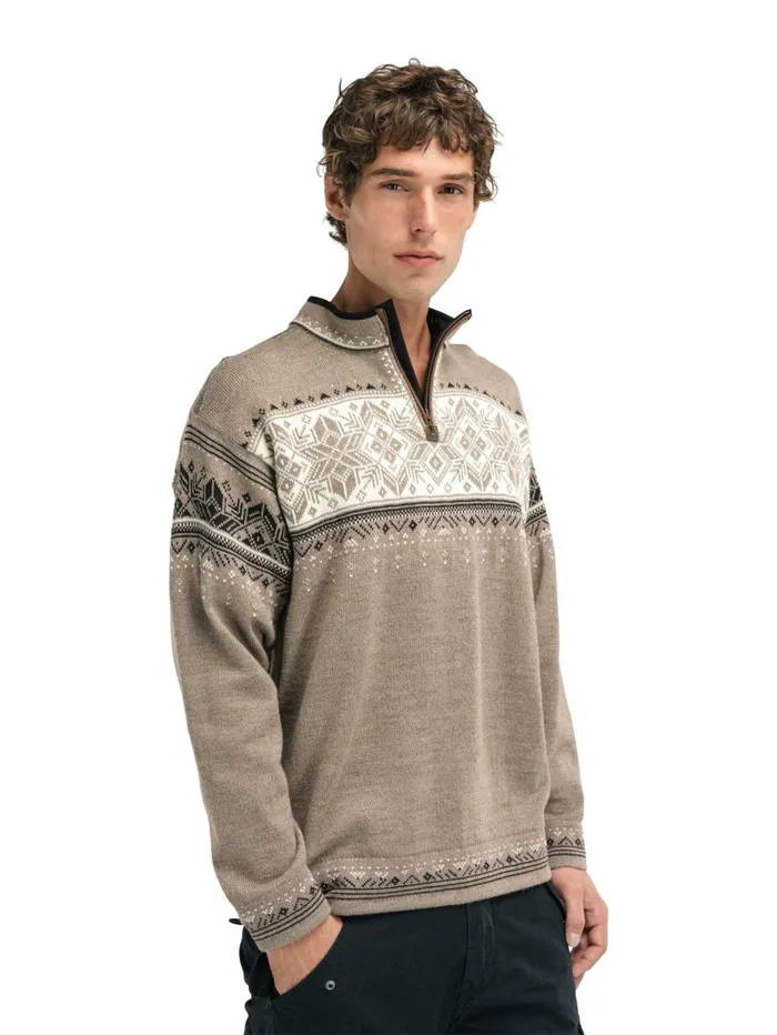Men Dale Of Norway Halfzip Blyfjell Knit Sweater