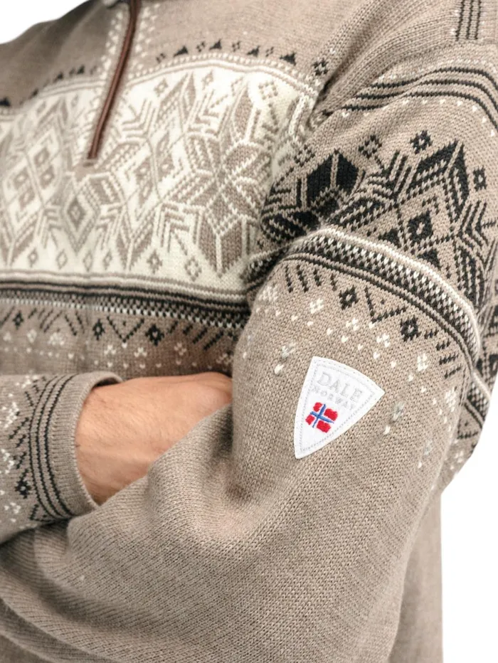 Men Dale Of Norway Halfzip Blyfjell Knit Sweater