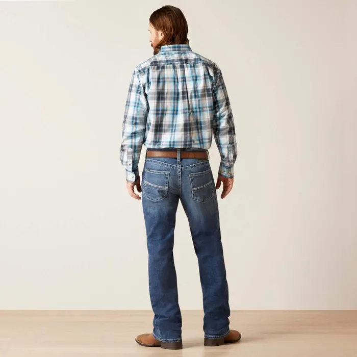 Men Denim Ariat M4 Relaxed Hugo Boot Cut Jean Bannock Men Denim Ariat M4 Relaxed Hugo Boot Cut Jean Bannock